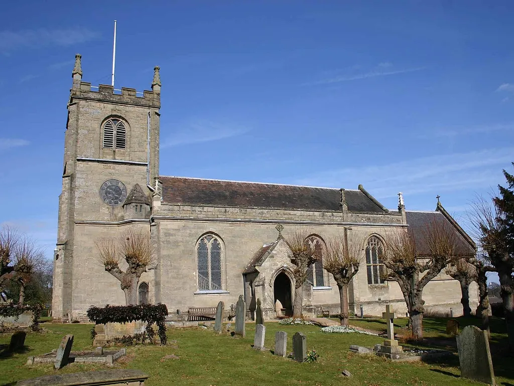 All Saints Church, Leek Wootton The south side of the church on a very sunny March afternoon.