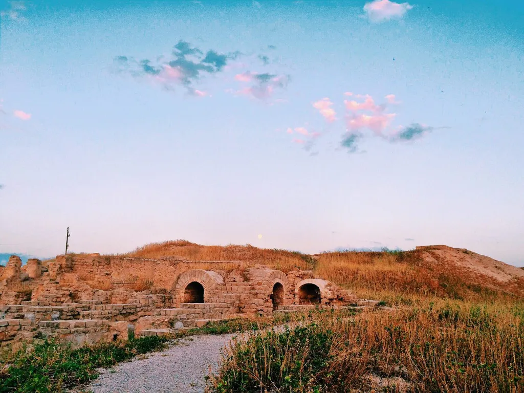 This is a photo of a monument in Iran identified by the ID