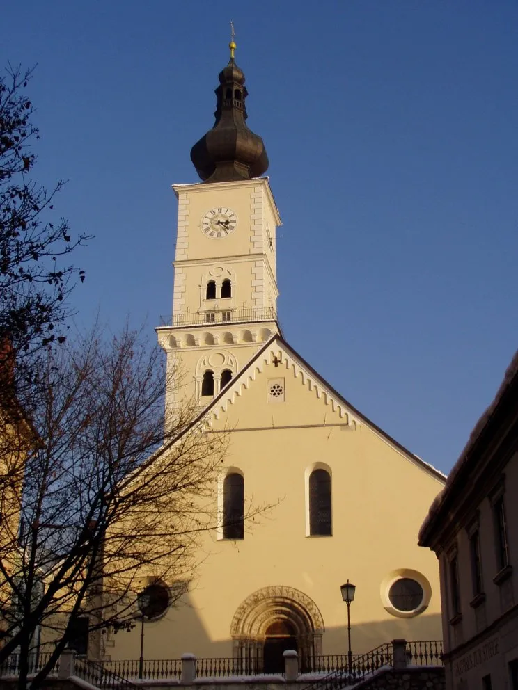 Markuskirche in Wolfsberg, Carinthia This media shows the protected monument with ObjektID 63733 in Austria. (Commons, de, Wikidata)