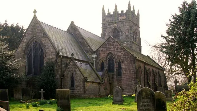 Holy Cross Church A photograph of the eastern and northern façades of Holy Cross Church, Morton and taken from the churchyard that overlooks 377757. Although substantially rebuilt by the Victorians the church retains its 381794. The church stands, surrounded by its 378994. The grounds are entered from the north via public footpath that connects 379248 to 381108 and from the south by a 378972. For a photograph of the memorial stone to 2361 Coms Eric W. P. Stamper, click here 381463. See also this photograph by Nikki Mahadevan, 230345. A four second recording of the church bells can be heard here http://cccbr.v.servelocity.net/bellrecordings/audiochurch/recordings/TB3462.wav (© Karl Grave) and is part of this web page: http://cccbr.v.servelocity.net/bellrecordings/audiochurch/M.php