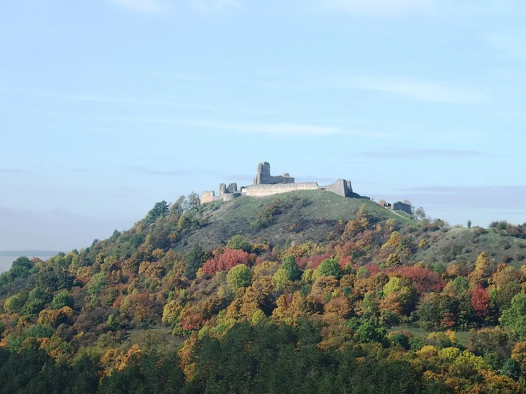 Podbranč, Senica District, Slovakia. Branč Castle.