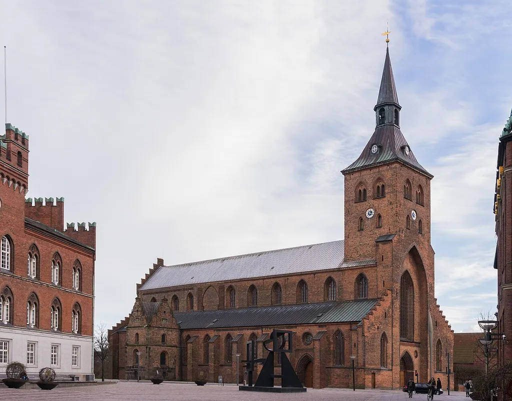 The Saint Knud's cathedral, Odense, Denmark.