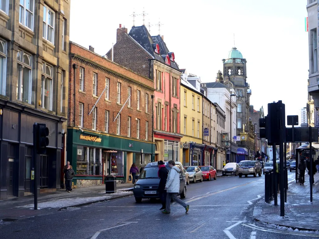 Westgate Road from junction with Fenkle Street