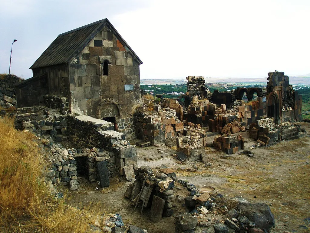 Ruins at Saint Sargis Monastery of Ushi