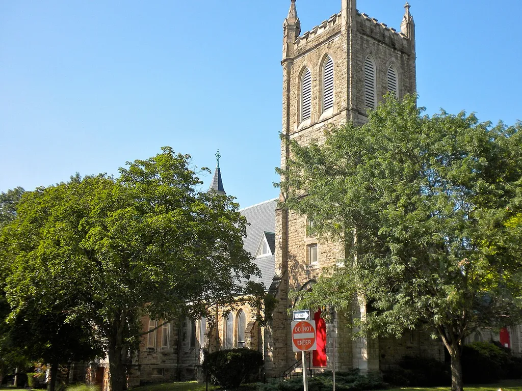 St. John's Episcopal Church and Parish Hall on the NRHP since July 11, 1989 . At 4th and Concert Streets, Keokuk, Iowa