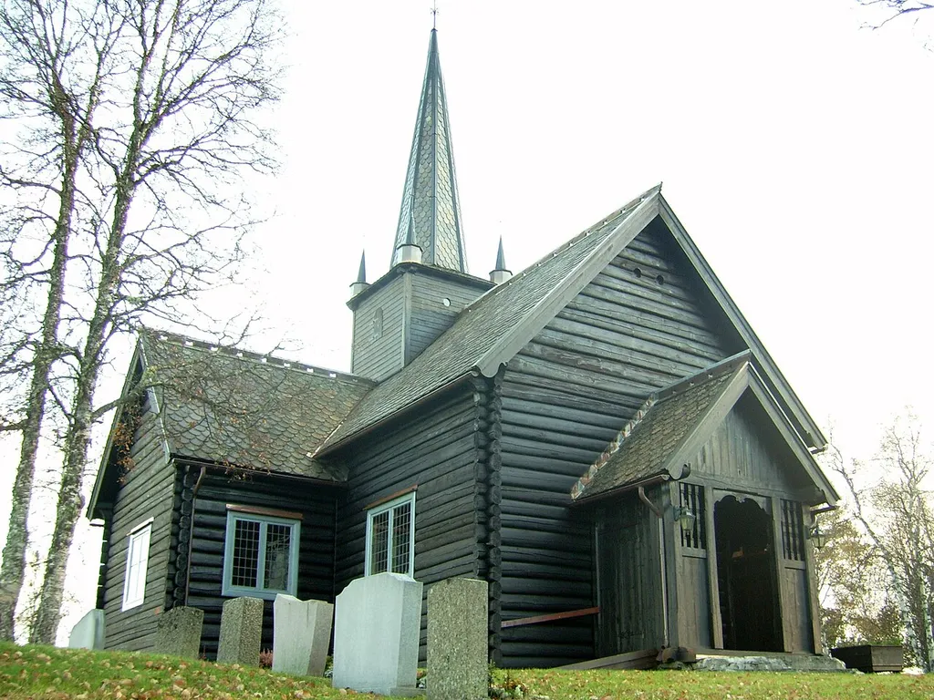 Skåbu church, Nord-Fron, NorwayAutocorrected in Picasa