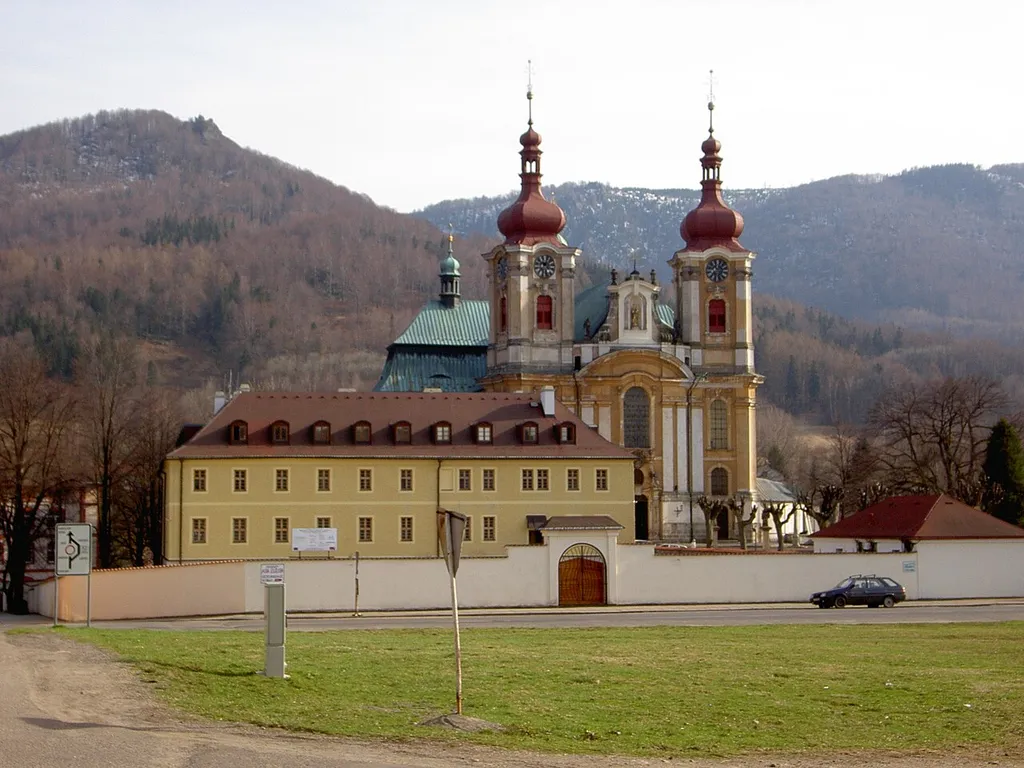 Basilica of the Visitation and monaster in Hejnice, Liberec District, Czech Republic.