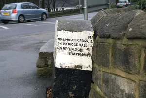 Milepost On East Corner Of Junction With Church Hill At Se 249 434