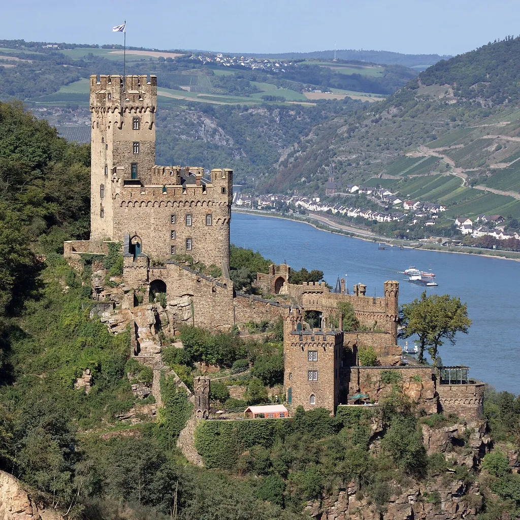 Sooneck castle near Niederheimbach, Rhine, Germany. View from south-eastern direction.