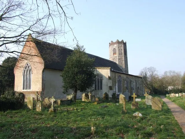 All Saints' parish church, Old Buckenham, Norfolk, England, seen from the northeast