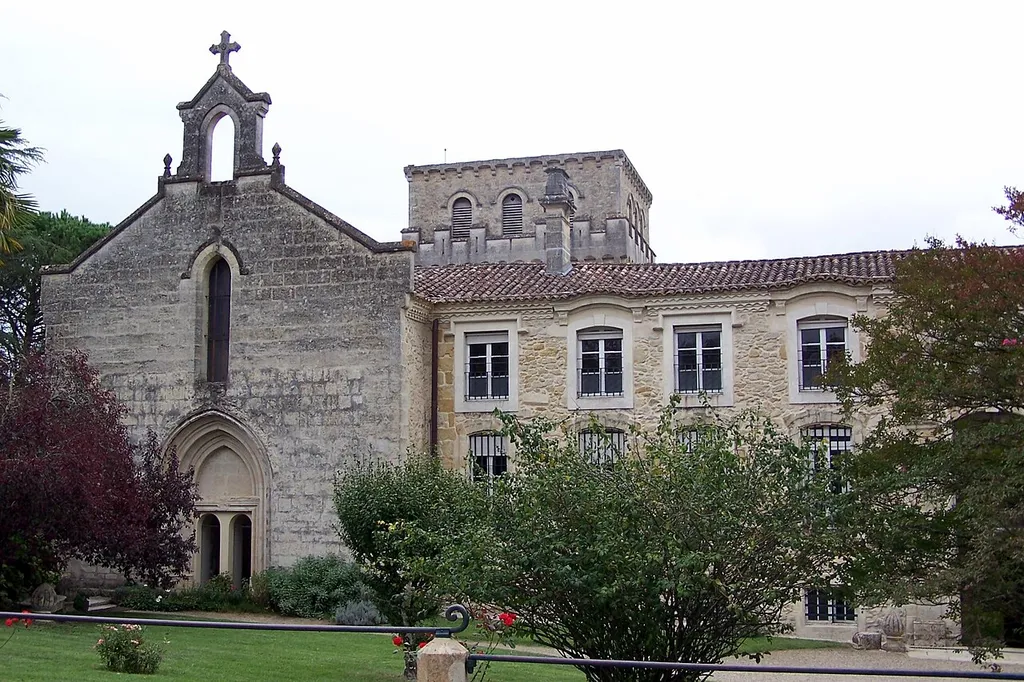 Abbey Sainte-Marie du Rivet in Auros (Gironde, France)