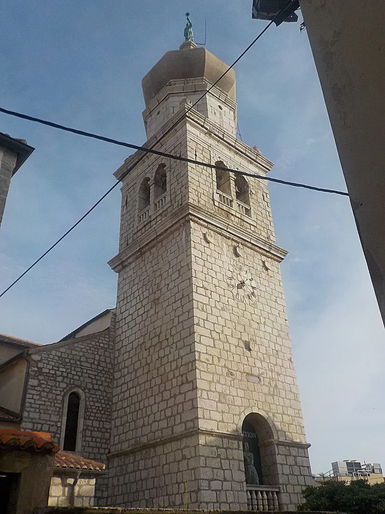Kroatien Kathedrale von Krk - Außenansicht - Turm