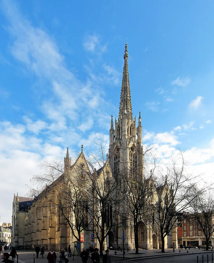 Saint Maurice church in Lille (Nord, France).