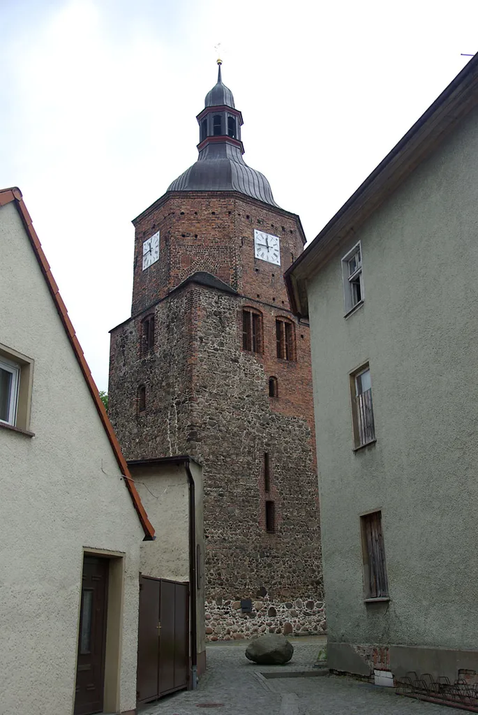 Church of Vetschau, Brandenburg, Germany