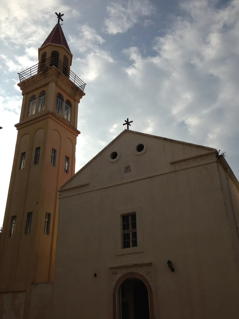 The Franciscan church of Saint Anthony of Padua at the Convent of the Holy Land in the Christian quarter of the Old Town of Tyre (Sour/Tyr/Tyros), Southern Lebanon.