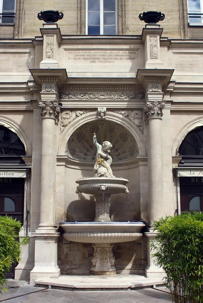 Fontaine Gaillon, famous parisian restaurant in the 2nd arrondissement.