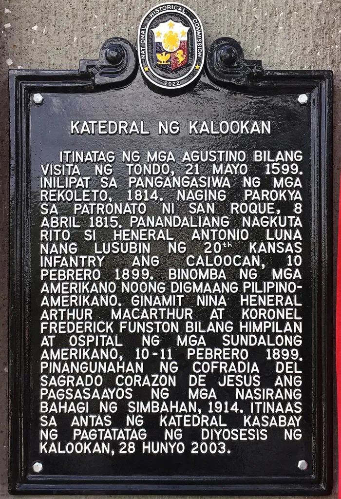 Katedral ng Kalookan NHCP Historical Marker