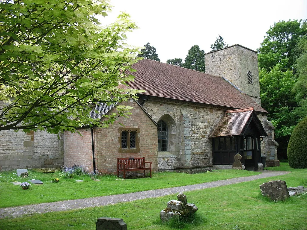 Church of the Holy Cross, Moreton Morrell, Warwickshire, seen from the northeast