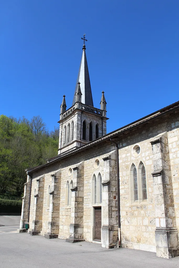 Église Saint-Christophe de Bourg-Saint-Christophe.