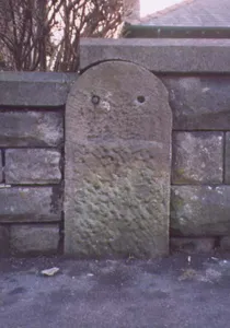 Milestone, outside No. 29 Church Street, Settle