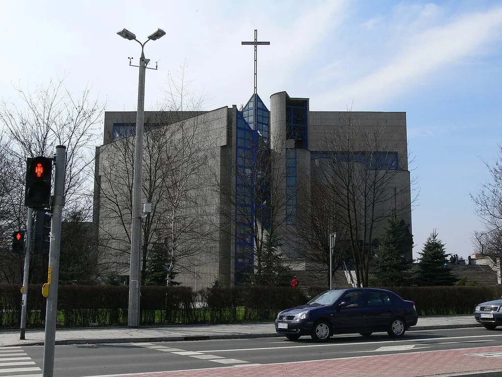 Church in Krowodrza Górka, Kraków, Poland