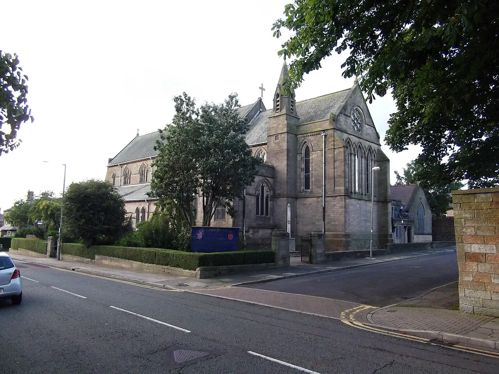 St Matthew's parish church, St Matthew Street, Burnley, Lancashire, seen from the south