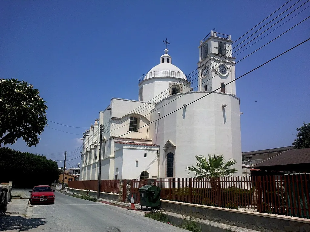 Chypre Larnaca Eglise Catholique Sainte Marie Terrasantas Street Chevet