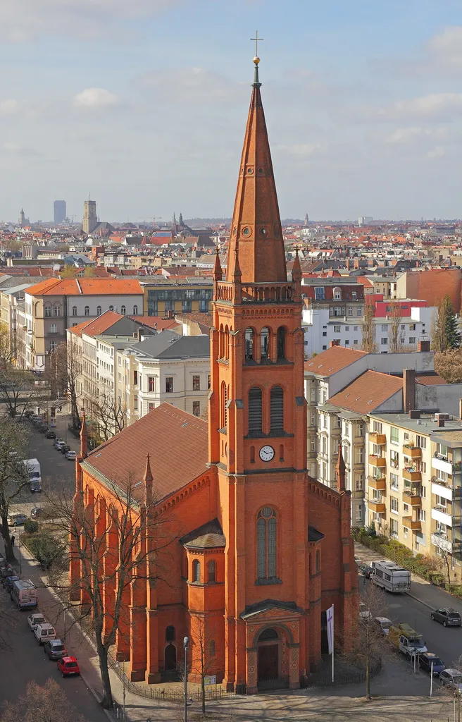 Twelve Apostles Church in Berlin-Schöneberg, Germany.