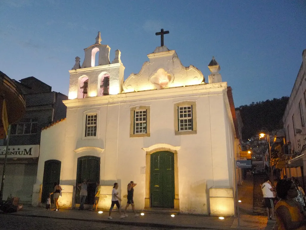Luzia church (built 17th-18th centuries) in the centre of Angra dos Reis, Brazil