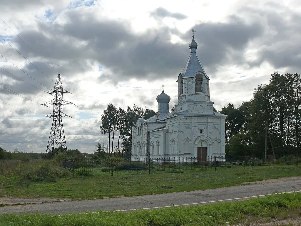 Churche of Intercession of the Theotokos in Trubichino village, Novgorodsky district, Novgorod oblast