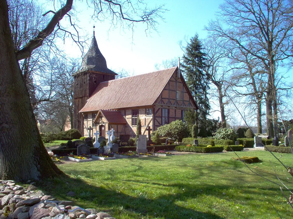 Fachwerkkirche in Dammwolde