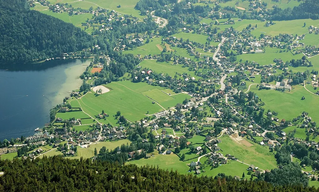 Altaussee seen from the mountain Loser
