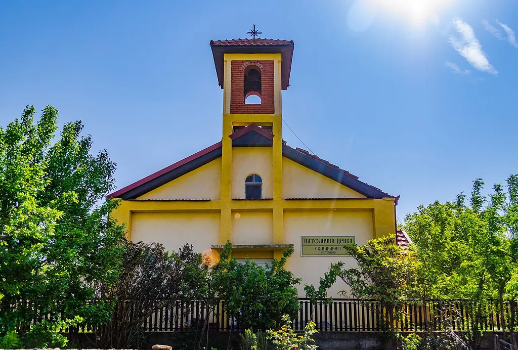 St. Clement of Ohrid Church in the village of Stojakovo, Macedonia