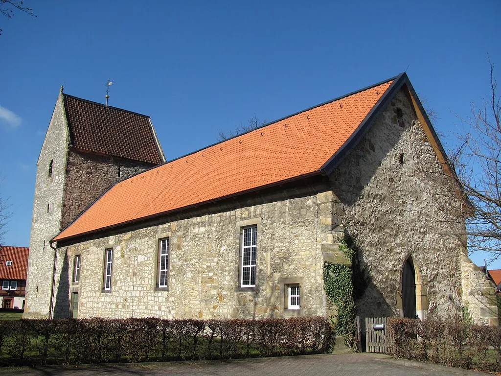 Protestant Church, Holle-Sottrum, Lower Saxony, Germany.