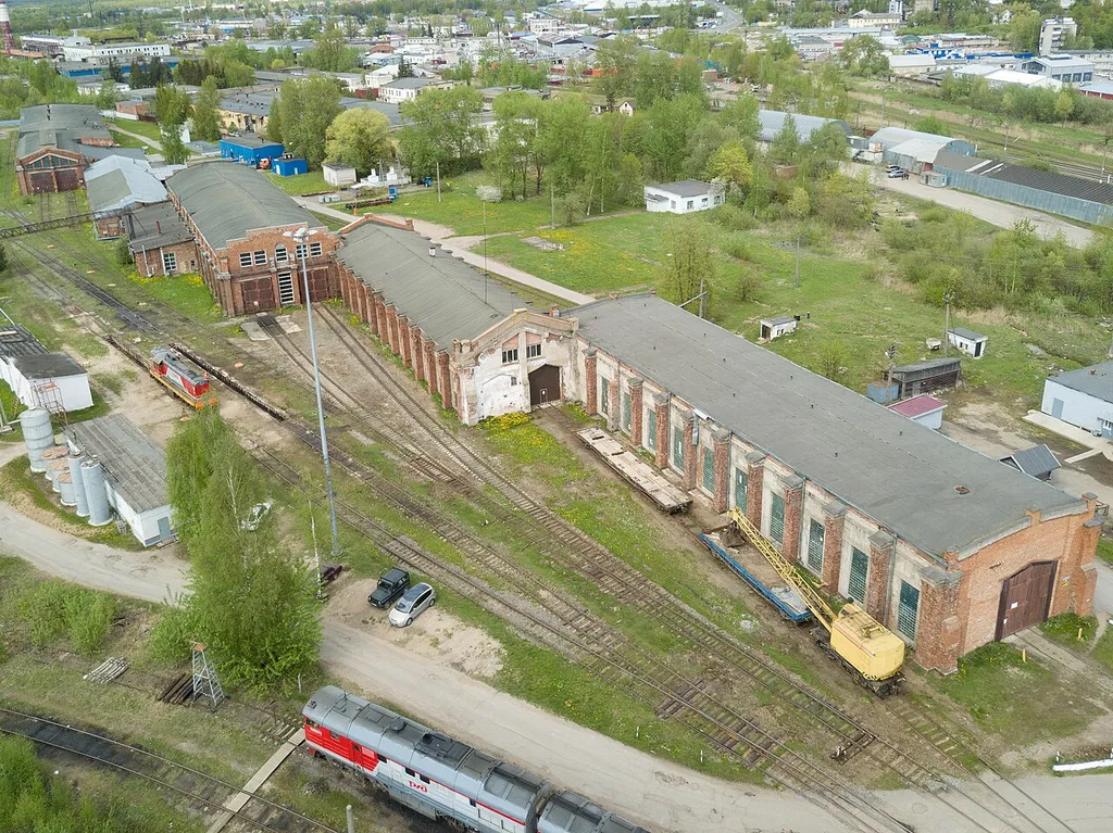 Постройки депо Октябрьской железной дороги: Большая Санкт-Петербургская улица, 47 (Деповская улица, 1), Великий Новгород, Новгородская область