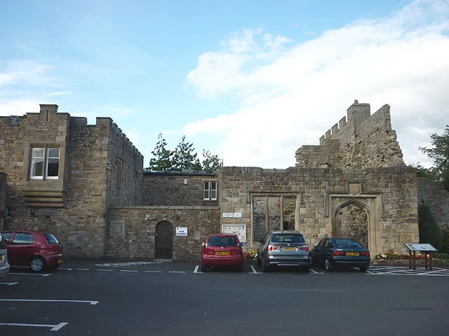 Car park and ruins, Blenkinsopp Castle