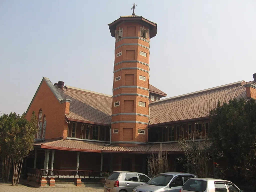 The Roman Catholic cathedral of Kathmandu, seat of the Vicariate apostolic of Neapal. The cathedral is located at Dhobighat, Lalitpur (Kathmandu).