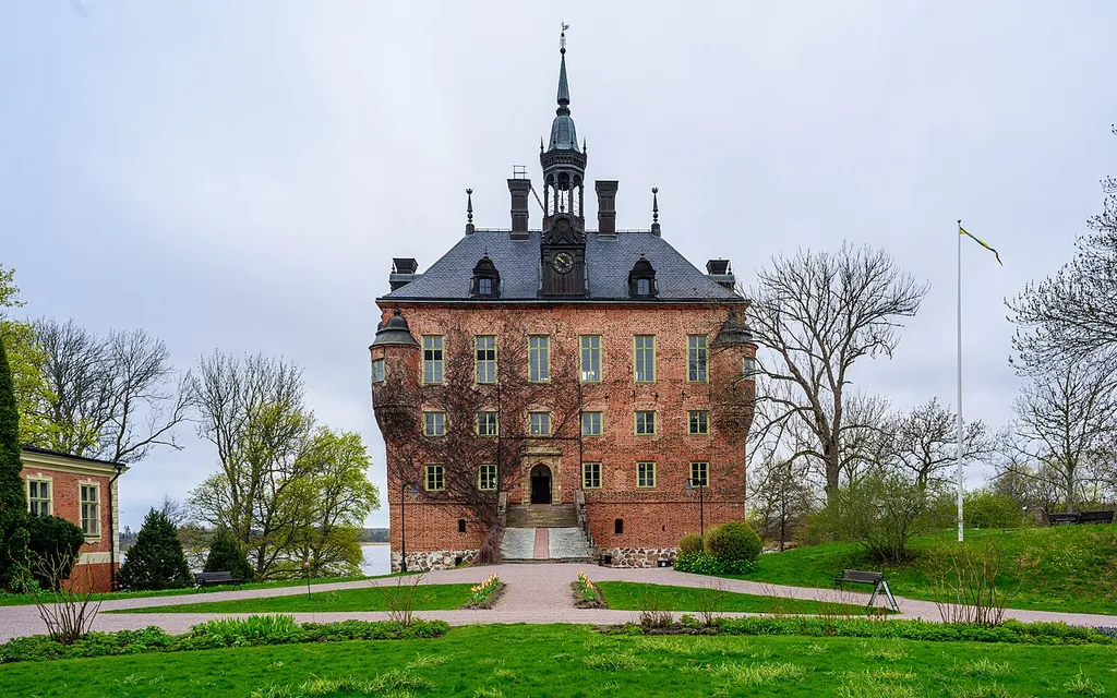 Vik Castle (Viks slott) is situated in Uppsala municipality and Balingsta district in Uppsala County, in the historical province of Uppland, Sweden. The castle was constructed in the 15th century, in the manner of a large tower house,