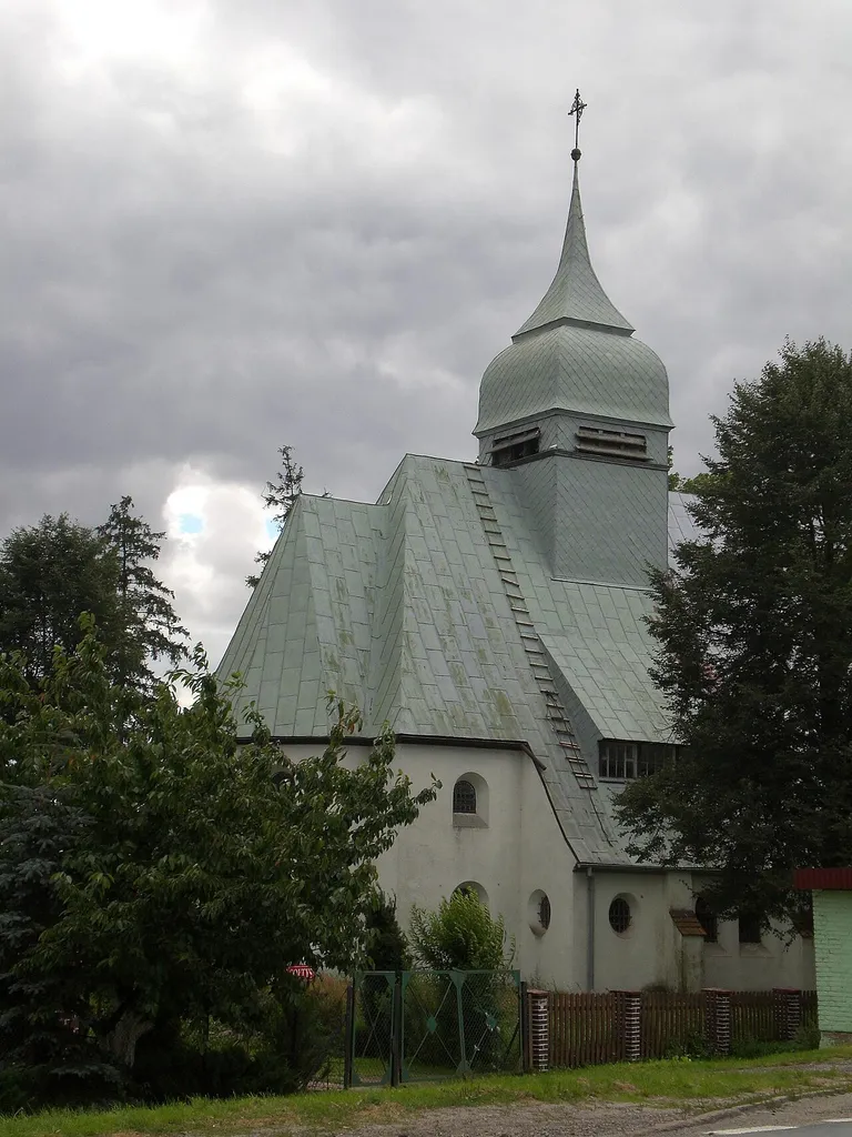 Holy Trinity church in Barkowo, Poland