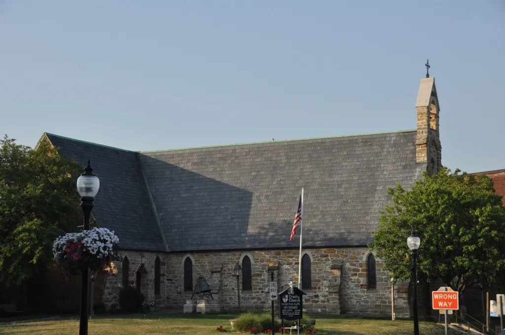 The Trinity Episcopal Church in Muscatine, Iowa.