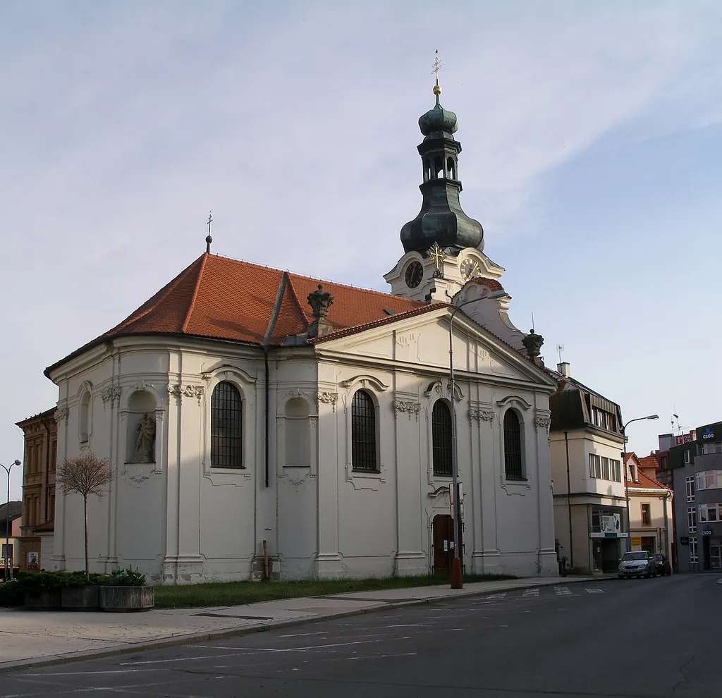 Kostel svatého Jana Nepomuckého v Mladé Boleslavi.
