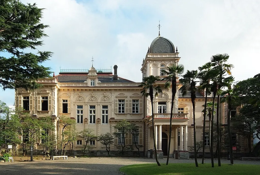 Former Iwasaki Family House and Garden, at Taito-ku Tokyo Japan, designed by Josiah Conder in 1896.