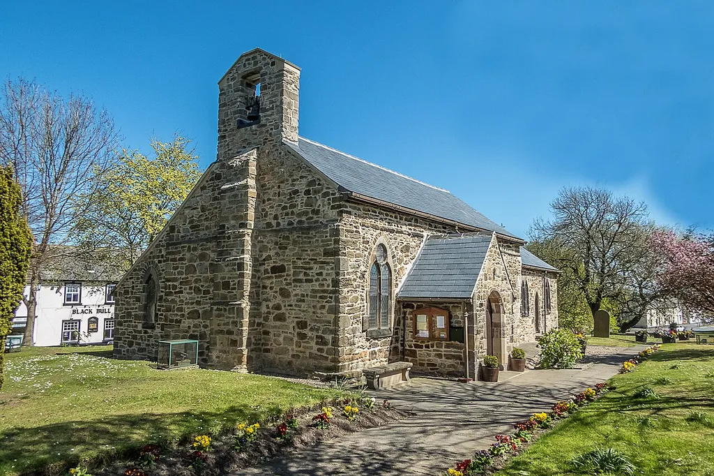 Parish church of St Mary Magdalene, Trimdon, County Durham, seen from west-southwest