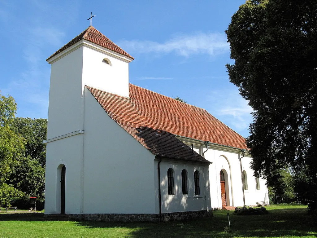 Church in Rechlin Nord, disctrict Müritz, Mecklenburg-Vorpommern, Germany