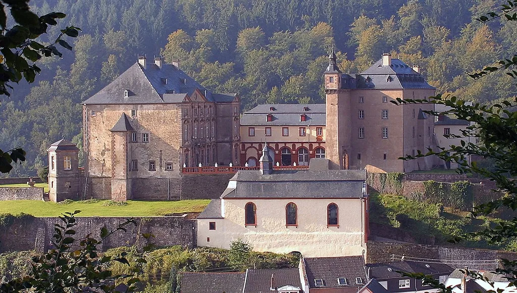 Schloss Malberg, Ansicht von Osten