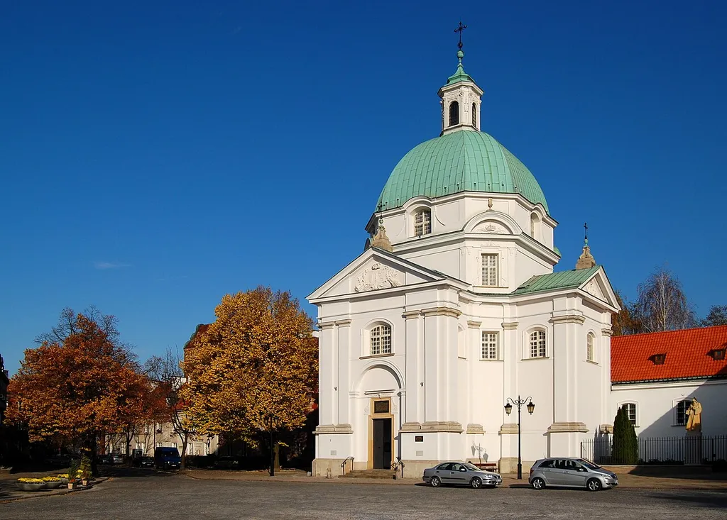 St. Kazimierz Church in Warsaw's New Town at Rynek Nowego Miasta.