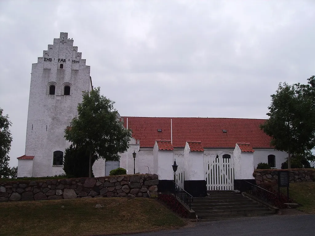Stubberup Kirke, Stubberup Sogn, Bjerge Herred, Odense Amt, Denmark (Danish Church) - Stubberup Kirke fra syd