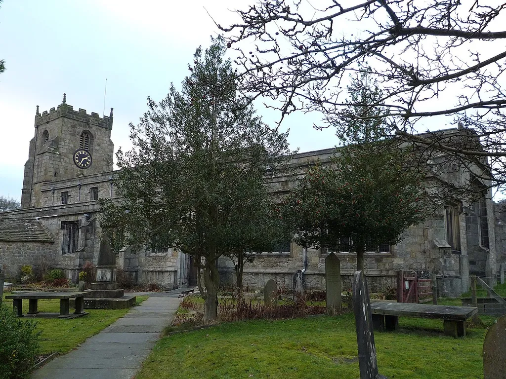 The church of "Saint Alkelda" (she may in fact by a fiction) in Giggleswick, West Yorkshire