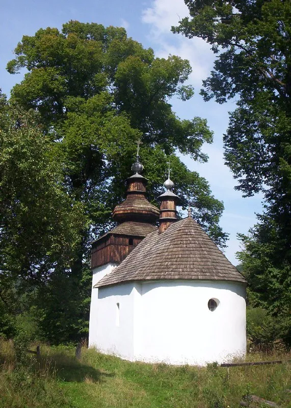 Greek catholic church in Bieliczna - Beskid Niski, Poland.
