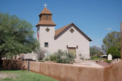 St. Ann's Church (built upon ruins of the former Iglésia de Santa Gertrudis), Tubac Presidio State Historic Park